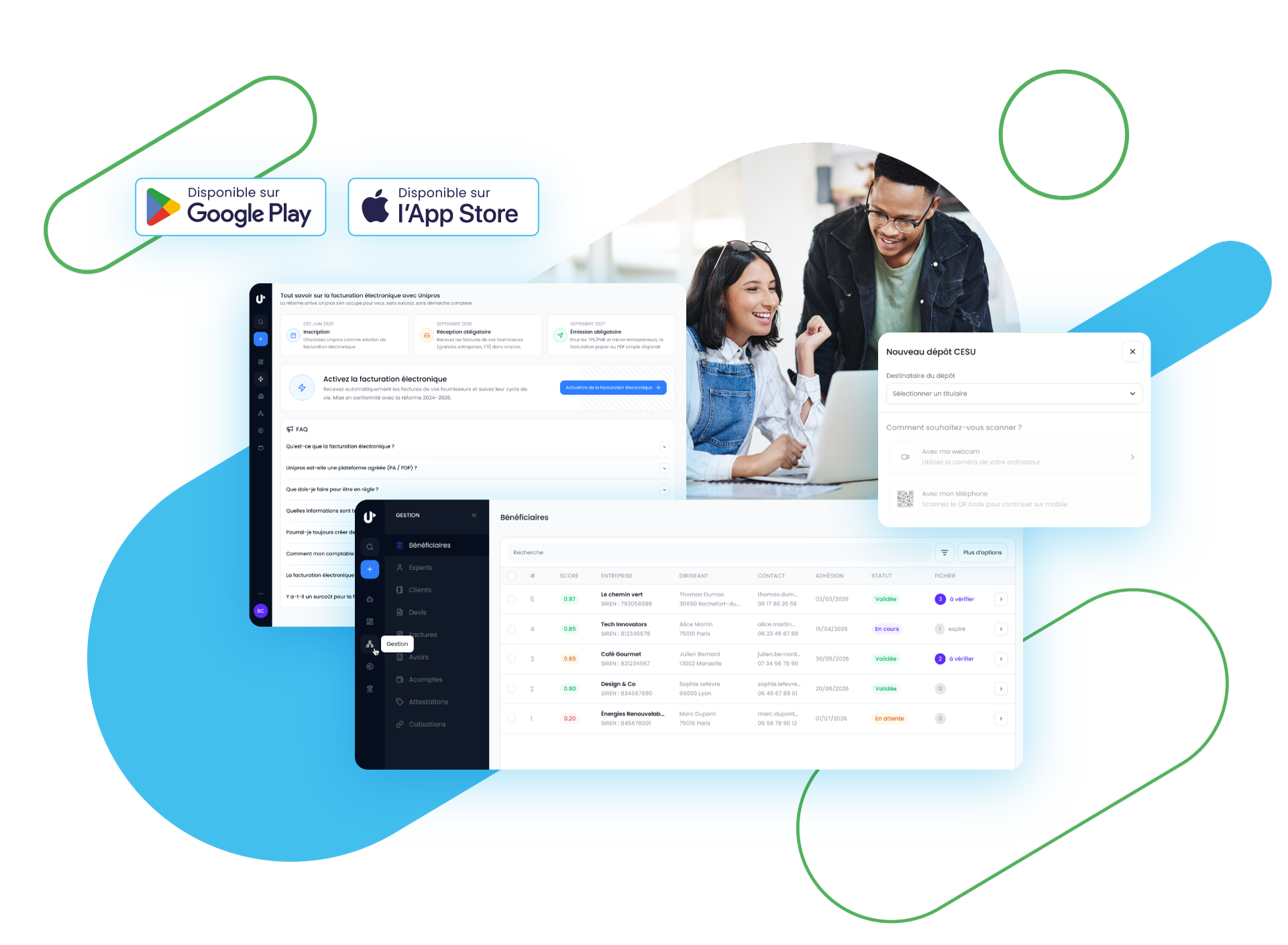 Interface logicielle Unipros pour les structures SAP